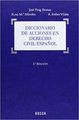 Imagen de Diccionario de acciones en Derecho civil español (3.ª Edición)