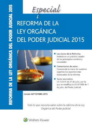 Imagen de Especial Reforma de la Ley Orgánica del Poder Judicial