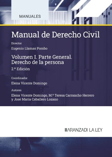 Imagen de Manual de Derecho civil I (2.ª Edición). Parte General de Derecho civil. Derecho de la persona