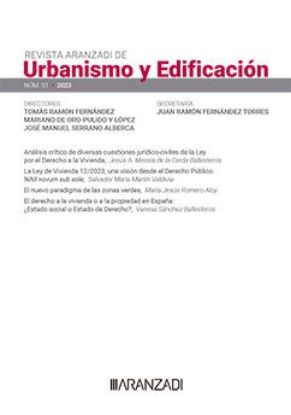 Imagen de Revista Aranzadi de Urbanismo y Edificación 