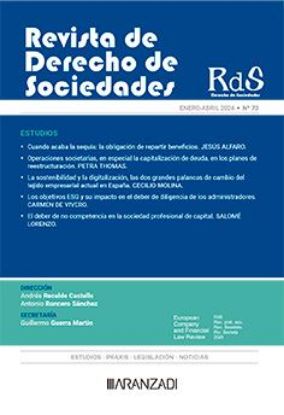 Imagen de Revista de Derecho de Sociedades