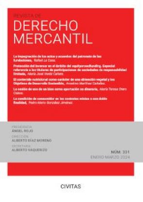 Imagen de Revista de Derecho Mercantil