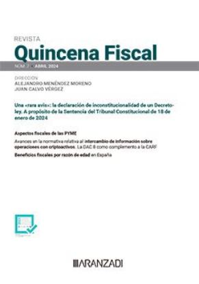 Imagen de Revista Quincena Fiscal