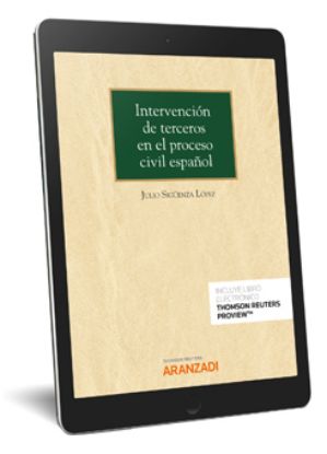 Imagen de La intervención de terceros en proceso civil español(E-boo k)