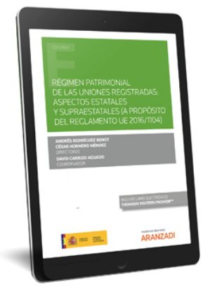 Imagen de Regimen patrimonial de las uniones registradas: aspectos estatales y s upraestatales (a proposito del Reglamento UE 2016/1104)