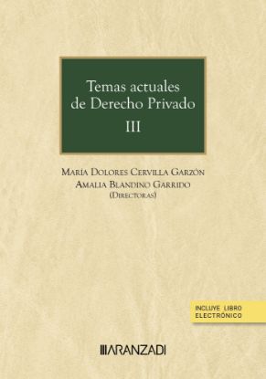 Imagen de Temas actuales de derecho privado III