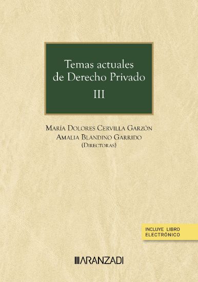 Imagen de Temas actuales de derecho privado III