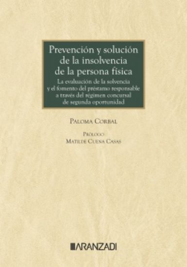 Imagen de Prevención y solución de la insolvencia de la persona física