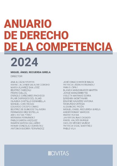 Imagen de Anuario de Derecho de la Competencia 2024