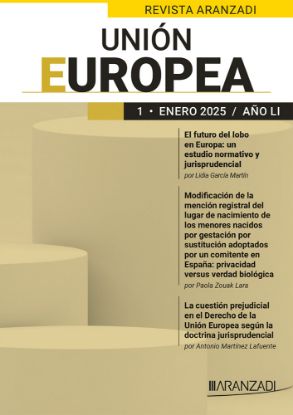 Imagen de Revista Aranzadi Unión Europea