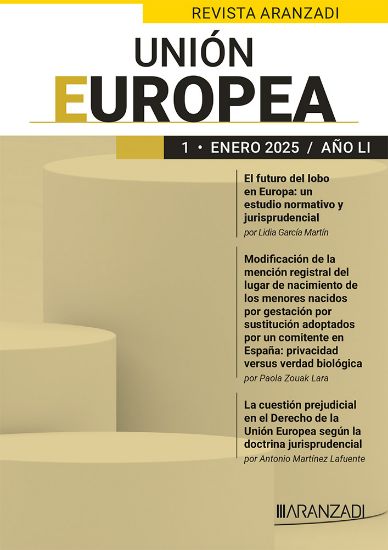 Imagen de Revista Aranzadi Unión Europea
