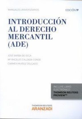 Imagen de Introducción al derecho mercantil (ADE)