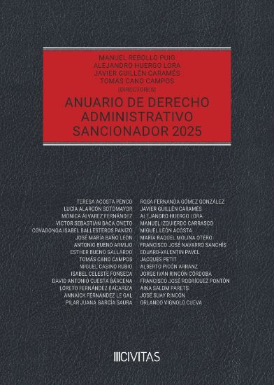 Imagen de Anuario de Derecho Administrativo Sancionador 2025