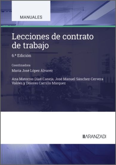 Imagen de Lecciones de contrato de trabajo (6.ª Edición)