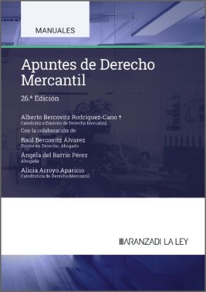 Imagen de Apuntes de Derecho Mercantil (26.ª Edición)
