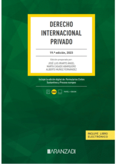 Imagen de Derecho internacional privado. 13ª Ed