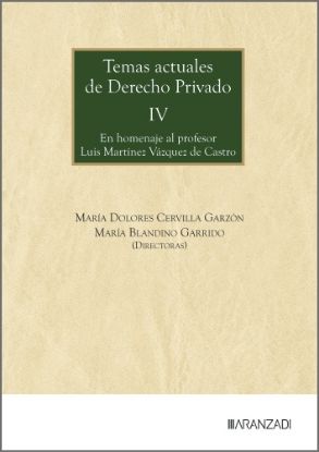 Imagen de Temas actuales de Derecho Privado IV