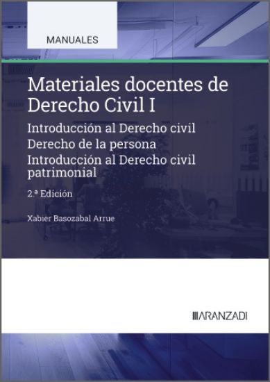 Imagen de Materiales docentes de Derecho Civil I