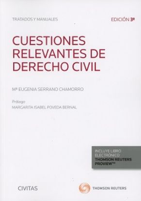 Mostrar detalles de Cuestiones relevantes de Derecho Civil Imagen de Cuestiones relevantes de Derecho Civil