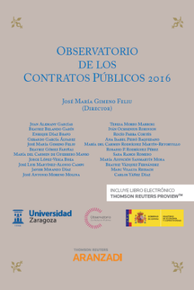 Imagen de Observatorio de los contratos públicos 2016