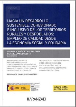 Imagen de Hacia un desarrollo sostenible, cohesionado e inclusivo de los territorios rurales y despoblados: empleo de calidad desde la economía social  y solidaria