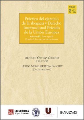 Imagen de Práctica del ejercicio de la abogacía y derecho internacional privado de la Unión Europea (Volumen III)