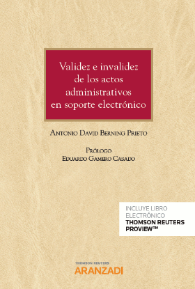Imagen de Validez e invalidez de los actos administrativos en soporte electrónico