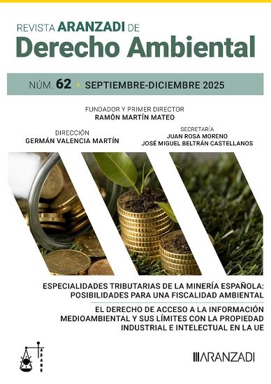 Imagen de Revista Aranzadi de Derecho Ambiental