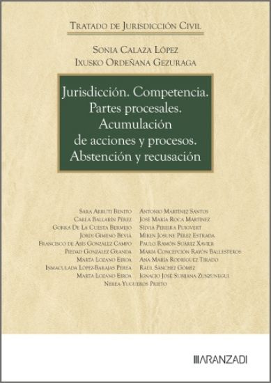 Imagen de Jurisdicción. Competencia. Partes procesales. Acumulación de acciones y procesos. Abstención y recusación