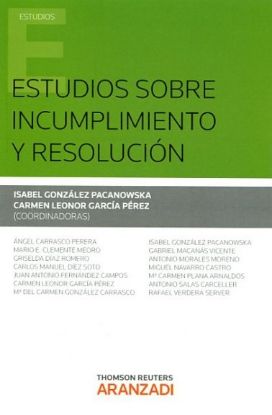 Imagen de Estudios sobre incumplimiento y resolución