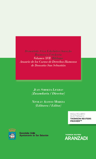 Imagen de Anuario de los cursos de derechos humanos de Donostia-San Sebastián. Volúmen XVII