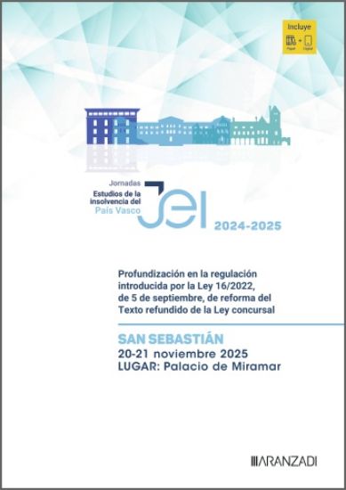 Imagen de Estudios de la Insolvencia del País Vasco. Jornadas Donosti (20-21 noviembre 2025)