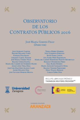 Observatorio de los contratos públicos 2016