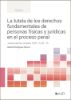 La tutela de los derechos fundamentales de personas físicas y jurídicas en el proceso penal