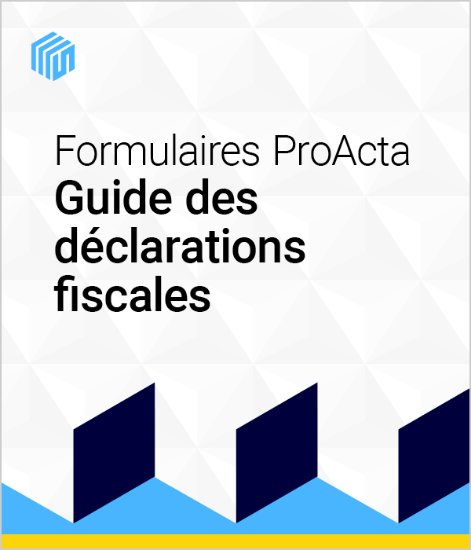 Image de Formulaires ProActa guide des déclarations fiscales