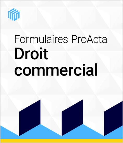 Image de Formulaires ProActa droit commercial