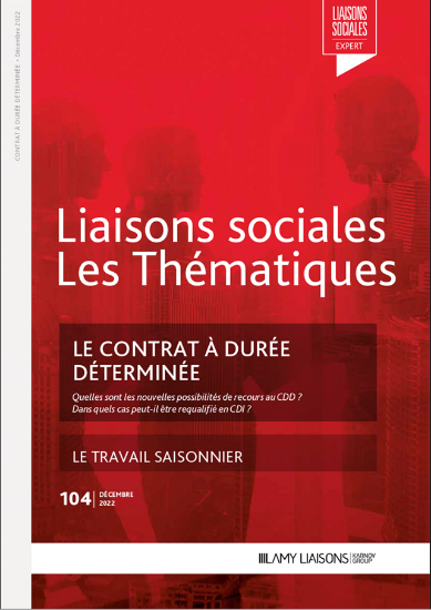 Image de Liaisons Sociales Les Thématiques - Le contrat à durée déterminée
